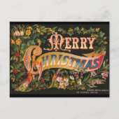 ヴィンテージクリスマスポストカード シーズンポストカード (正面)