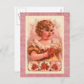 ヴィンテージクリスマスポストカード シーズンポストカード (正面/裏面)