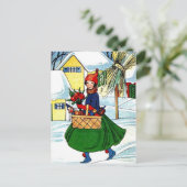 ヴィンテージクリスマスポストカード シーズンポストカード (スタンド正面)