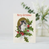 ヴィンテージクリスマスポストカード ポストカード (スタンド正面)