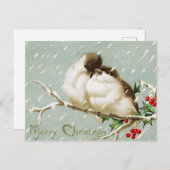 ヴィンテージクリスマスポストカード ポストカード (正面/裏面)