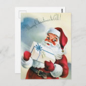 ヴィンテージクリスマスポストカード ポストカード (正面/裏面)