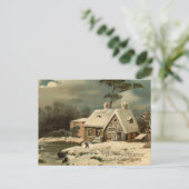 ヴィンテージクリスマスポストカード ポストカード (スタンド正面)