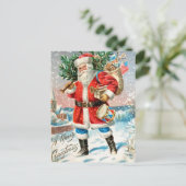 ヴィンテージクリスマスポストカード ポストカード (スタンド正面)