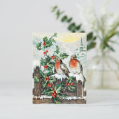 ヴィンテージクリスマスポストカード ポストカード (スタンド正面)