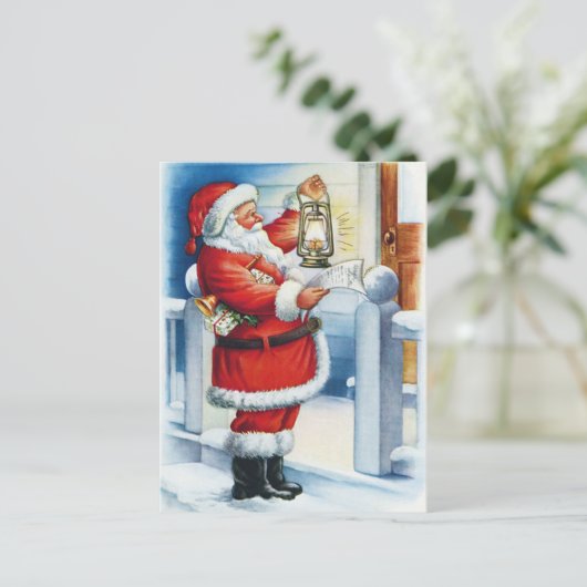 ヴィンテージクリスマスポストカード ポストカード (スタンド正面)