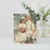 ヴィンテージクリスマスポストカード ポストカード (スタンド正面)