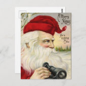 ヴィンテージクリスマスポストカード ポストカード (正面/裏面)