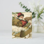 ヴィンテージクリスマスポストカード ポストカード (スタンド正面)