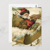 ヴィンテージクリスマスポストカード ポストカード (正面/裏面)