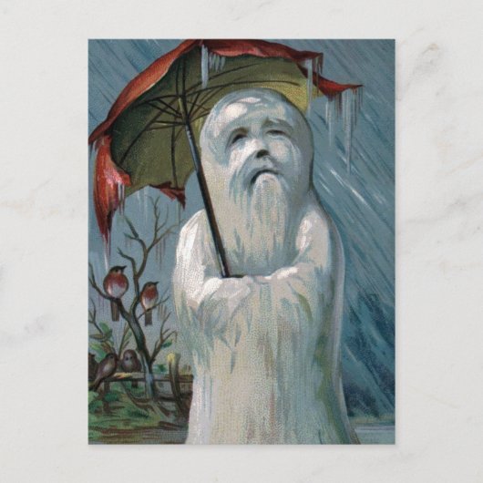 ヴィンテージクリスマスポストカード ポストカード (正面)