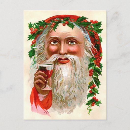 ヴィンテージクリスマスポストカード ポストカード (正面)