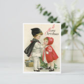 ヴィンテージクリスマスポストカード ポストカード (スタンド正面)