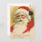 ヴィンテージクリスマスポストカード ポストカード (正面/裏面)