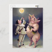 ヴィンテージクリスマスポストカード ポストカード (正面/裏面)