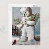 ヴィンテージクリスマスポストカード ポストカード (正面/裏面)