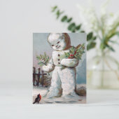 ヴィンテージクリスマスポストカード ポストカード (スタンド正面)