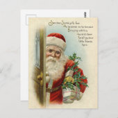 ヴィンテージクリスマスポストカード ポストカード (正面/裏面)