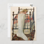 ヴィンテージクリスマスポストカード ポストカード (正面/裏面)