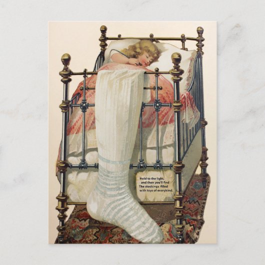 ヴィンテージクリスマスポストカード ポストカード (正面)