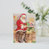 ヴィンテージクリスマスポストカード ポストカード (スタンド正面)