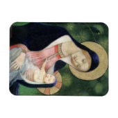 ヴィンテージクリスマスマドンナ&チャイルドホリデーカード マグネット (横)