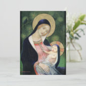 ヴィンテージクリスマスマドンナ&チャイルド シーズンカード (スタンド正面)