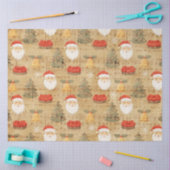 ヴィンテージクリスマスミックスシリーズデザイン10 薄葉紙 (クラフト)