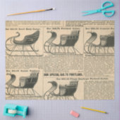 ヴィンテージクリスマスミックスシリーズデザイン39 薄葉紙 (クラフト)