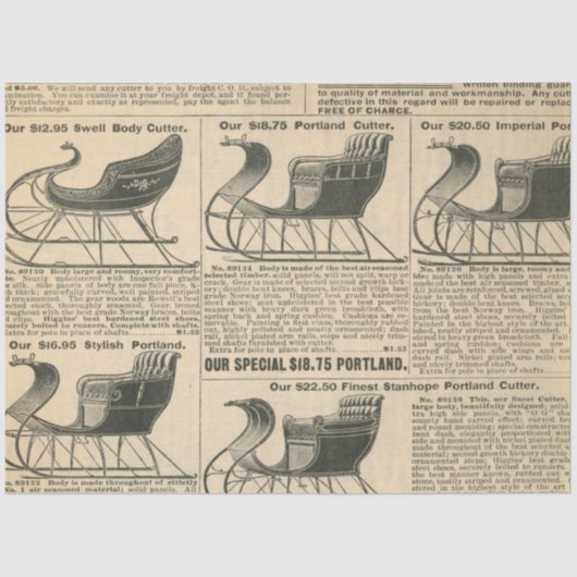 ヴィンテージクリスマスミックスシリーズデザイン39 薄葉紙 (正面)