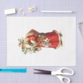 ヴィンテージクリスマスミックスシリーズデザイン43 薄葉紙 (クラフト)