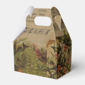 ヴィンテージクリスマスミュージックシートホリデイ フェイバーボックス (裏面サイド)