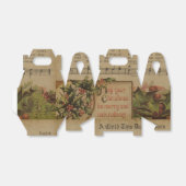 ヴィンテージクリスマスミュージックシートホリデイ フェイバーボックス (折り畳みなし)