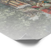 ヴィンテージクリスマスムードサンタクロースNicholas ポスター (角)