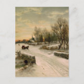 ヴィンテージクリスマスモーニングスススリグ シーズンポストカード (正面)