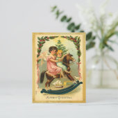 ヴィンテージクリスマスモーニングポストカード シーズンポストカード (スタンド正面)