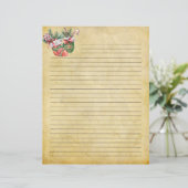 ヴィンテージクリスマスライティング紙 (スタンド正面)