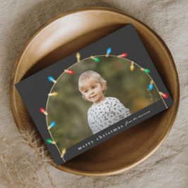 ヴィンテージクリスマスライトフォトアーチ シーズンカード