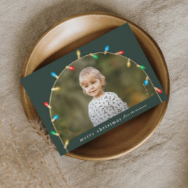 ヴィンテージクリスマスライトフォトアーチ シーズンカード