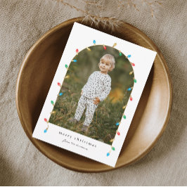 ヴィンテージクリスマスライトフォトアーチ シーズンカード