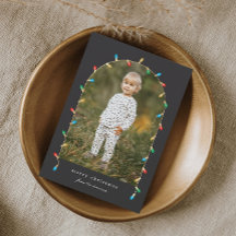 ヴィンテージクリスマスライトフォトアーチ