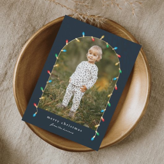 ヴィンテージクリスマスライトフォトアーチ シーズンカード