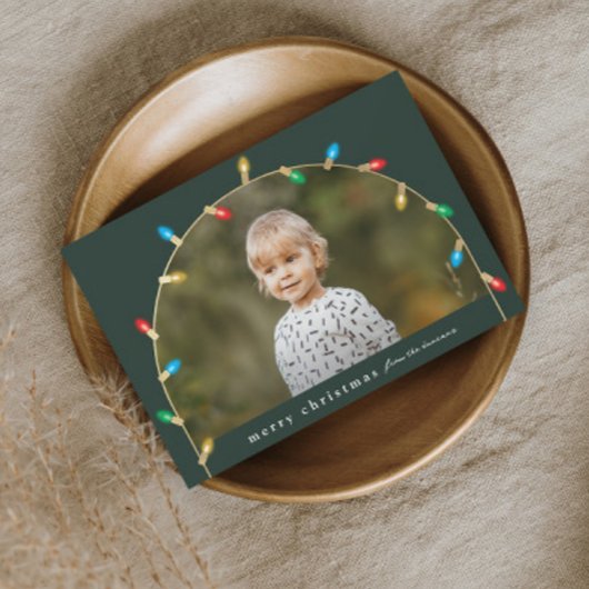 ヴィンテージクリスマスライトフォトアーチ シーズンカード