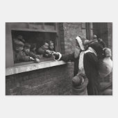 ヴィンテージクリスマスラッピング紙1910s & 1920s ラッピングペーパーシート (正面2)