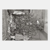 ヴィンテージクリスマスラッピング紙20世紀初頭 ラッピングペーパーシート (正面3)