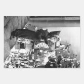 ヴィンテージクリスマスラッピング紙20世紀初頭 ラッピングペーパーシート (正面2)