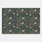 ヴィンテージクリスマスラッピング紙 ラッピングペーパーシート (正面)