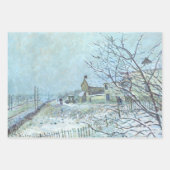 ヴィンテージクリスマスラッピング紙NEW YORK & FRANCE ラッピングペーパーシート (正面3)