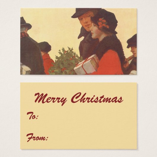 ヴィンテージクリスマスラブ&ロマンスギフトショッピング (正面&裏面)