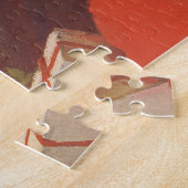 ヴィンテージクリスマスラブ&ロマンスギフトショッピング ジグソーパズル (側面)